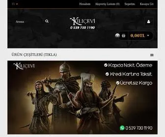 Kilicevi.com(Türkiye'nin Kılıç Markası) Screenshot