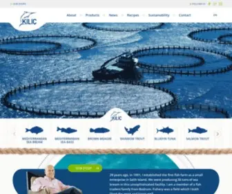 Kilicseafood.com(Kılıç Deniz) Screenshot