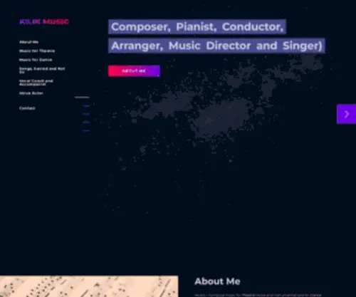 Kilikmusic.com(Howard Kilik) Screenshot