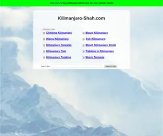 Kilimanjaro-Shah.com(Stress Relieving Methods) Screenshot