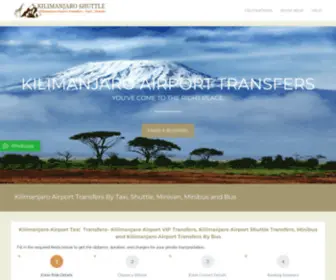 Kilimanjaroshuttle.com(Kilimanjaro Airport Transfers by Taxi ) Screenshot