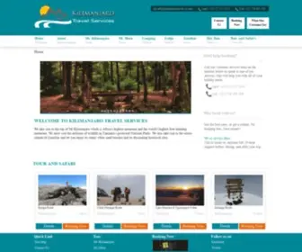 Kilimanjarotravels-TZ.com(KILIMANJARO TRAVEL SERVICES LTD) Screenshot