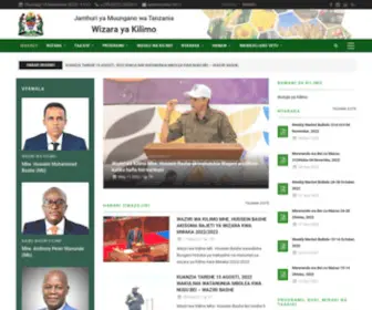 Kilimo.go.tz(The Ministry of Agriculture) Screenshot