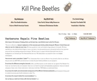 Kill-Pine-Beetles.com(Kill Pine Beetles) Screenshot