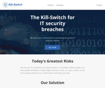 Kill-Switch.com(IT kill switch for security breaches) Screenshot