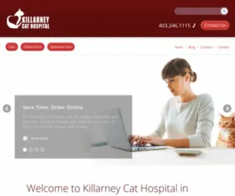 Killarneycat.com(Killarney Cat Hospital) Screenshot