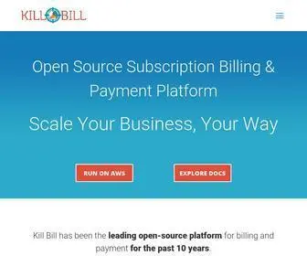 Killbill.io(Kill Bill) Screenshot