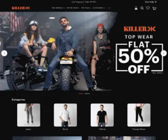 Killerjeans.com(Killer Jeans) Screenshot