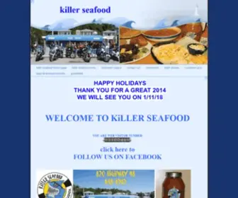 Killerseafood.net(KILLER SEAFOOD) Screenshot