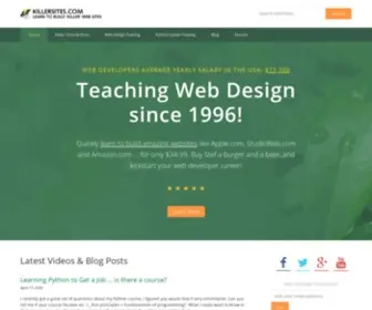 Killersites.com(Learn Web Design and Development) Screenshot