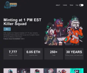 Killersquad.co(Killer Squad NFTs) Screenshot