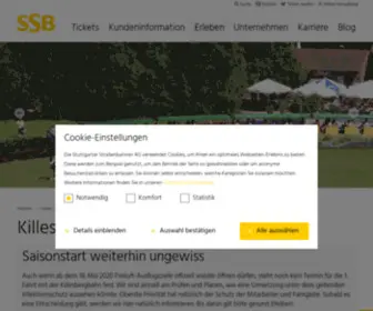 Killesbergbahn.de(SSB) Screenshot