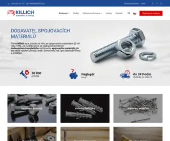 Killich.cz(Spojovací materiál) Screenshot