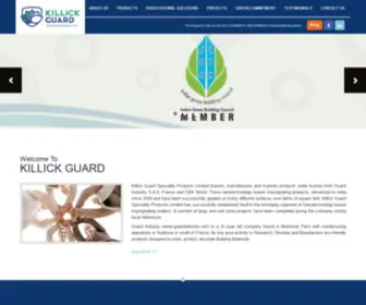 Killickguard.com(Impregnating sealer & water and stain repellent sealers) Screenshot