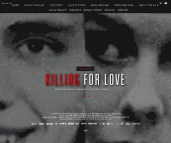Killingforlove.com(A true story) Screenshot