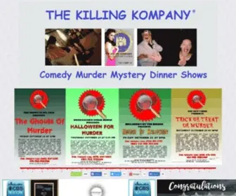 Killingkompany.com(MURDER MYSTERY DINNER THEATER SHOWS) Screenshot