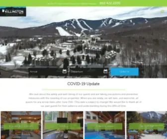 Killingtongroup.com(Killington Vacation Rentals) Screenshot