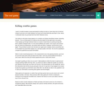 Killingzombiegames.com(De beste bron van informatie over killingzombiegames) Screenshot