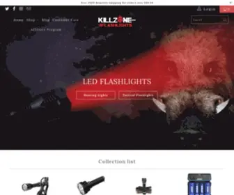 Killzoneflashlights.com(Killzone Flashlights) Screenshot