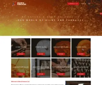 Kilns.co.uk(Kilns & Furnaces Offering Complete Kiln and Furnace solutions) Screenshot