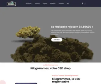 Kilogrammes.com(Producteurs passionnés de CBD since 2016) Screenshot