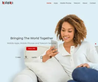 Kiloki.com(Bringing The World Together) Screenshot