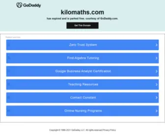 Kilomaths.com(安全检测) Screenshot