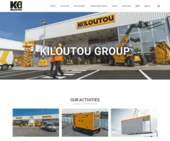 Kiloutou-Group.com(Kiloutou Group) Screenshot