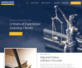 Kilpatrickhatton.com.au(Kilpatrick Hatton Solicitors) Screenshot