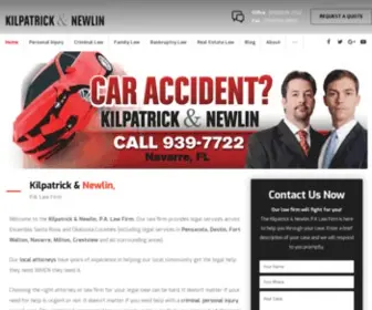 Kilpatricklawfirm.com(Personal Injury) Screenshot