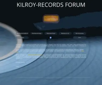 Kilroy-Records.be(Forum vr muziekliefhebbers en verzamelaars) Screenshot