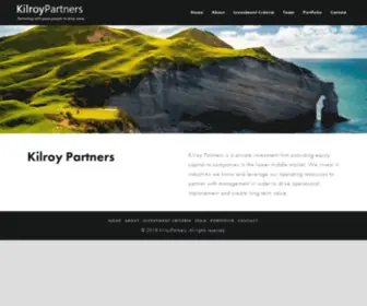 Kilroypartners.com(Private Investment Firm) Screenshot