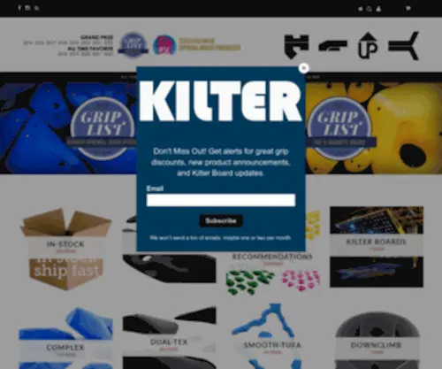 Kiltergrips.com(Setter Closet) Screenshot