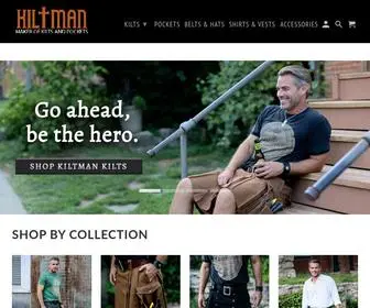 Kiltmankilts.com(Maker of Kilts & Pockets) Screenshot