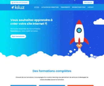 Kiluz.com(Organisme de formation professionnelle et continue) Screenshot