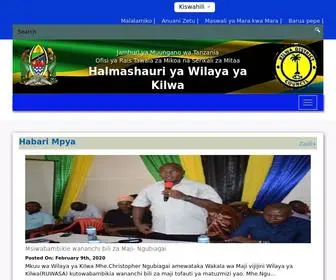 Kilwadc.go.tz(Kilwa District Council) Screenshot