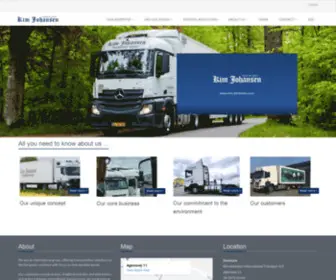 Kim-Johansen.com(Forside) Screenshot