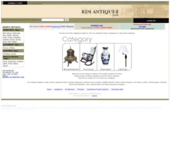 Kimantiques.com(Antique Furniture) Screenshot