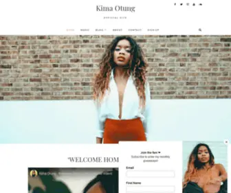 Kimaotung.com('WELCOME HOME' IS OUT NOW) Screenshot