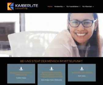 Kimberlite-Consulting.com(Bei uns steht der Mensch im Mittelpunkt) Screenshot