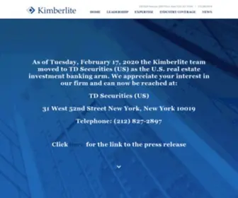 Kimberlite.com(Kimberlite) Screenshot