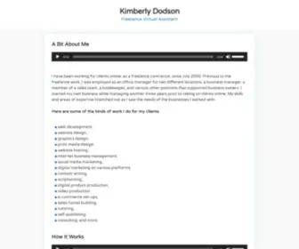 Kimberlydodson.com(Kimberly Dodson) Screenshot