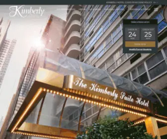 Kimberlyhotel.com(The Kimberly Hotel) Screenshot