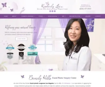 Kimberlyleemd.com(Dr. Kimberly Lee) Screenshot