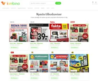 Kimbino.dk(Tilbudsaviser og ugens tilbud online) Screenshot