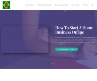 Kimbro.net(A Step by Step Guide on the internet where you can find free tools and information on how to start and promote your home business online) Screenshot