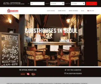Kimcheeguesthouse.com(Guesthouse and Hostel in Hongdae) Screenshot