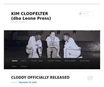 Kimclodfelter.com(The biography of Dwane “Cloddy” Clodfelter) Screenshot