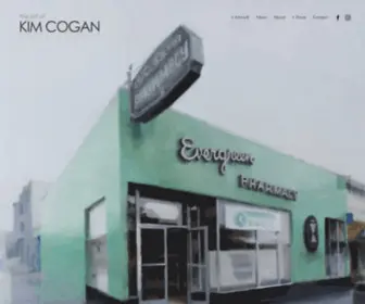 Kimcogan.com(The art of Kim Cogan) Screenshot