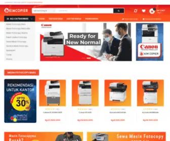 Kimcopier.com(Jual Mesin Fotocopy Murah Original Resmi) Screenshot